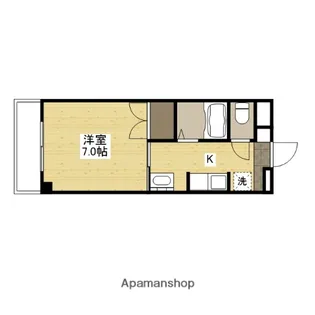 コーポMT【302号室】の間取り