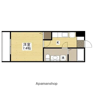 ル・ナヴィール【103号室】の間取り