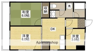 花園ハイツ【2階】の間取り