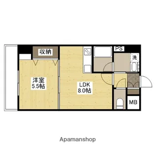 セリオンパレス【2階】の間取り