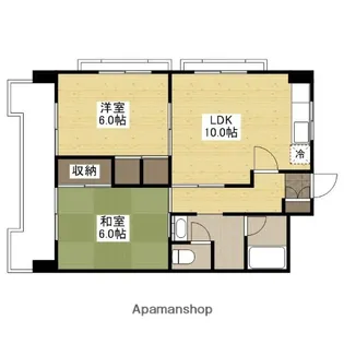 アネックス西桜【2階】の間取り