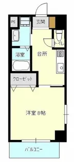 フルリール松浦Ⅱ【401号室】の間取り