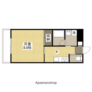 エメローズ南蔵王【1階】の間取り