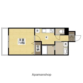 モンテソレイユ冨田【3階】の間取り