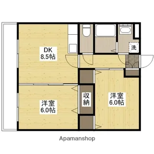 あんずマンション【3階】の間取り