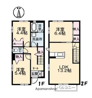 EL.DORADO【101号室】の間取り