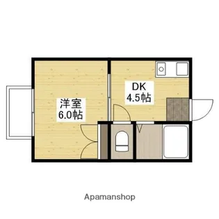 オリーブコート東福山【B102号室】の間取り