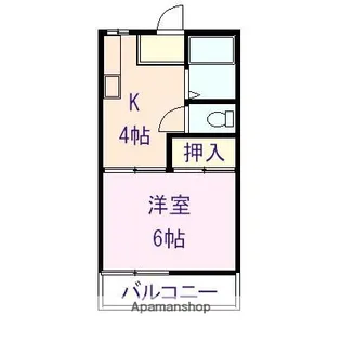 アーバン東福山【1階】の間取り