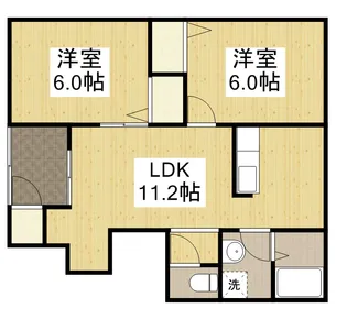パステルK【1階】の間取り