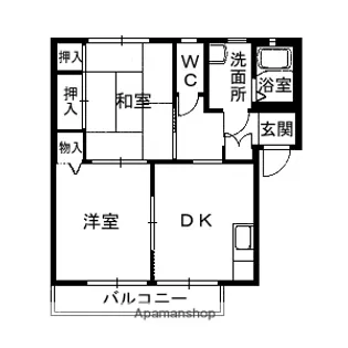 ミレニアムガーデンⅡ【1階】の間取り