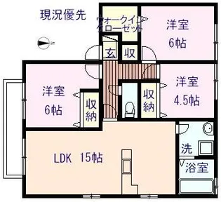 グレイスヒルズ蔵王 C棟【1階】の間取り