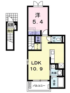パストーソ Ⅰ【2階】の間取り