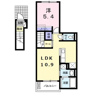パステル【2階】の間取り