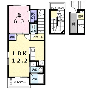 パステル【3階】の間取り