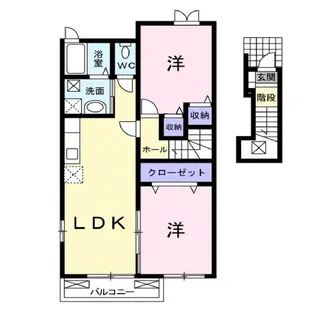 グレイス ステージA【2階】の間取り