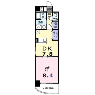 ドミール蔵王【2階】の間取り