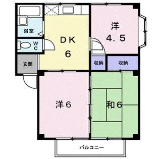 メゾンドサティ【2階】の間取り