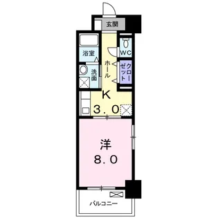 ヴィアーレ 光南【5階】の間取り