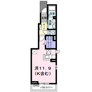 カプリ【1階】の間取り