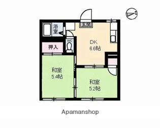 サンライズ A棟【103号室】の間取り