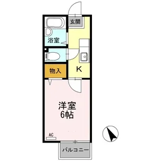 リビエールアン A棟【2階】の間取り