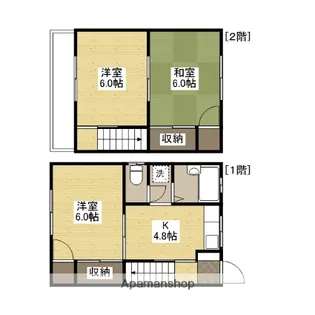 コンフォートハイツ2【C号室】の間取り