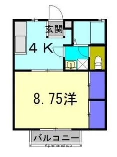 コンフォート城見【2階】の間取り