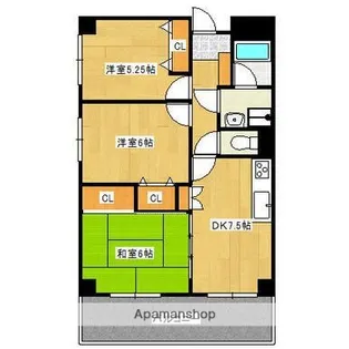 蔵王アイビーコートB棟【2階】の間取り