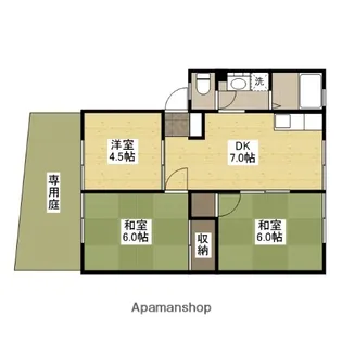 ファミール泉 C【102号室】の間取り
