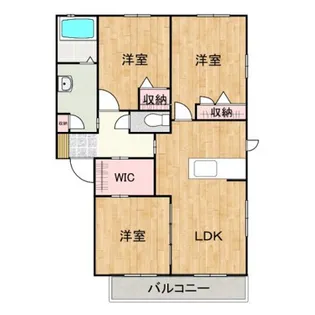 ヴィラージュA【2階】の間取り