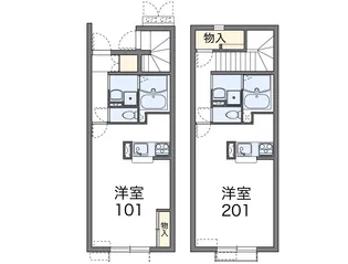 レオネクストアステラス曙【2階】の間取り