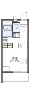 レオパレスカメリア【2階】の間取り