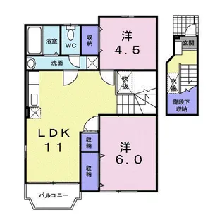 サンクレスト【2階】の間取り
