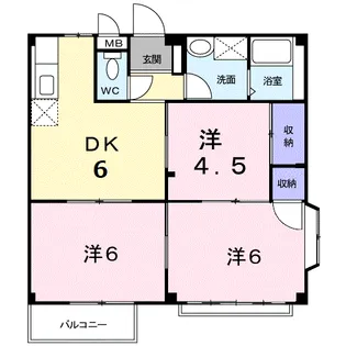エルディム リーベ【1階】の間取り