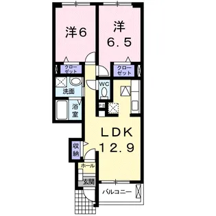フィレガロ【1階】の間取り