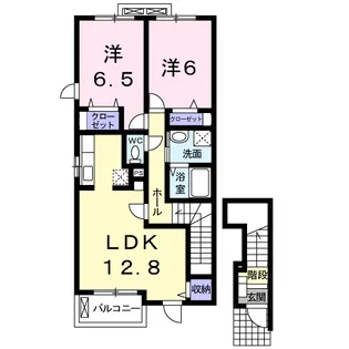 フィレガロ【2階】の間取り