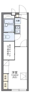 レオパレスFUN【2階】の間取り