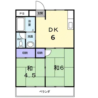 春日ハイツ【2階】の間取り