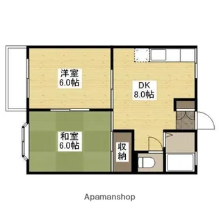 ヴェルジェ【2階】の間取り