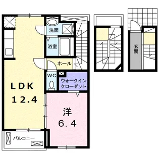 グラン エスポワール【3階】の間取り
