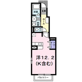 サンシャイン【1階】の間取り