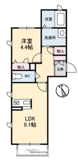 エトワール御船【2階】の間取り