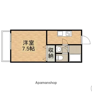 シャトルおおわ【2階】の間取り