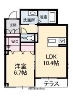 グランベレオ引野【3階】の間取り