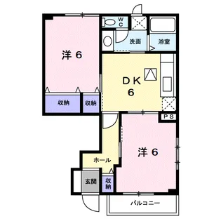 アヴェニュー高島【1階】の間取り