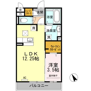 グラン アーク【3階】の間取り