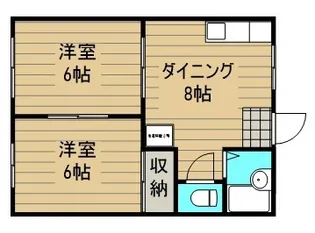 アメニティ北本庄【102号室】の間取り