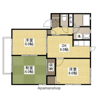 ルイール五番館【1階】の間取り