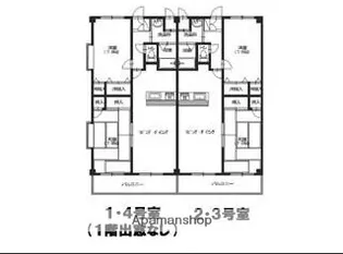 サンステージ東川口【1階】の間取り