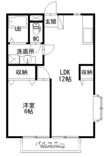 プロヴァンスB【2階】の間取り